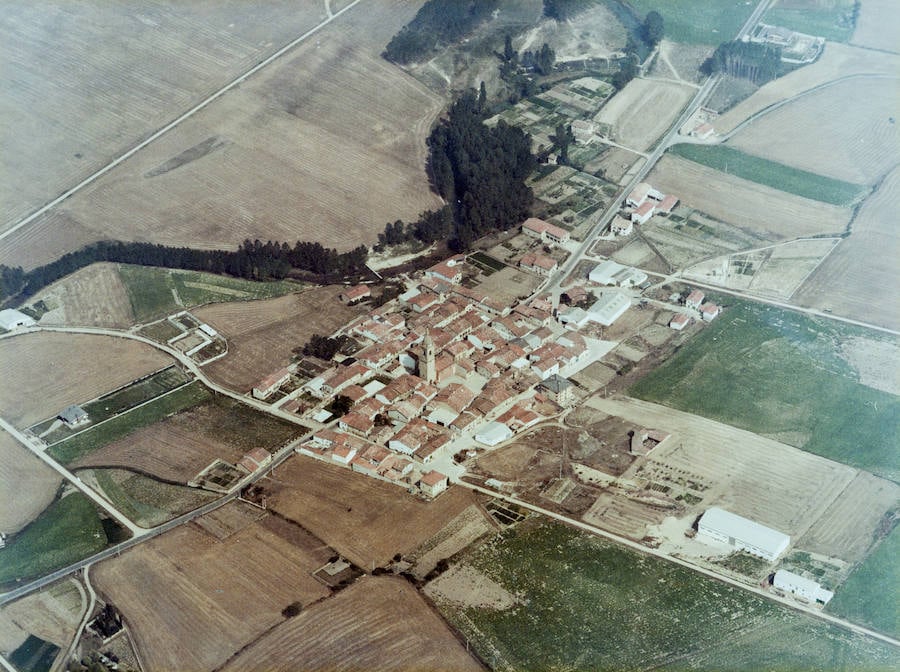 Vista aérea de Berantevilla en 1978.