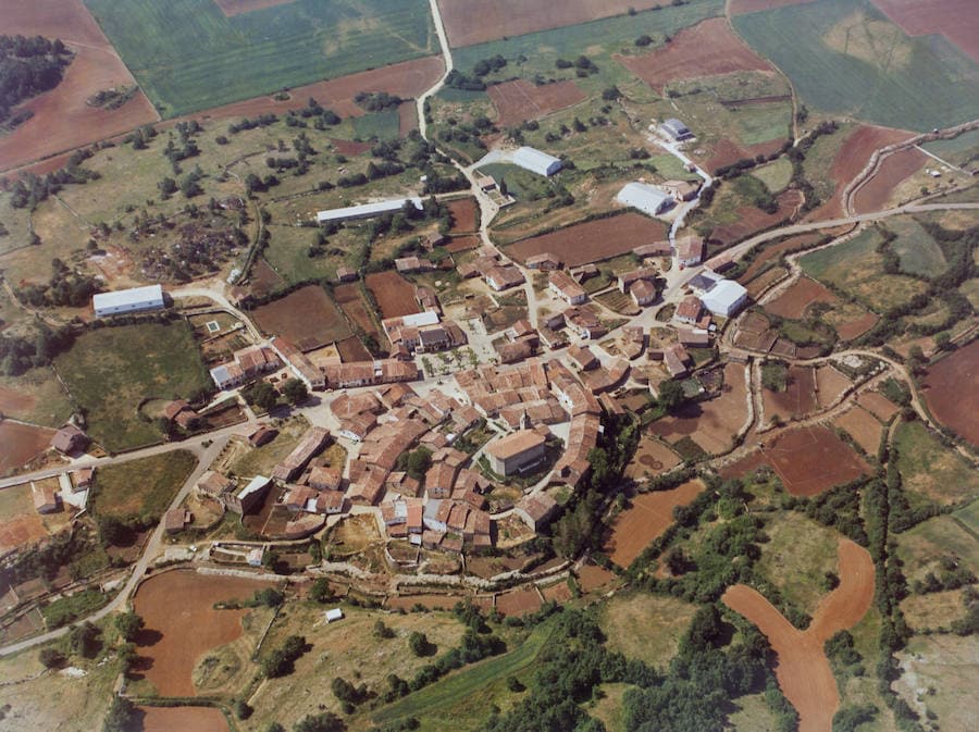 Imagen aérea de Lagrán en 1981.