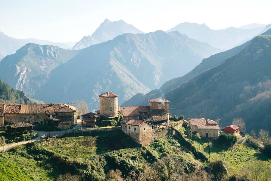 Vista de Bandujo, Asturias 