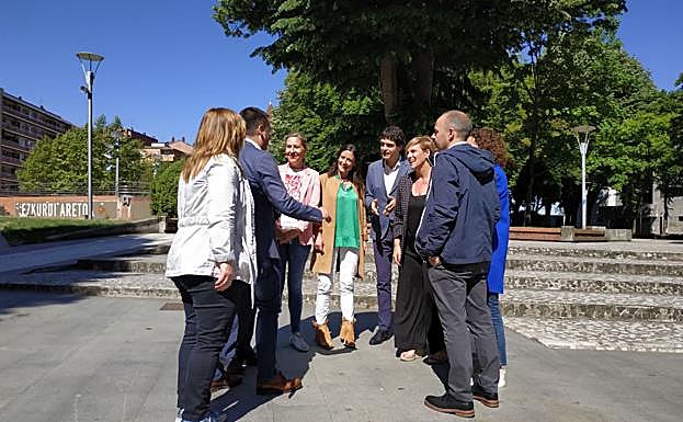 La candidata a la Alcaldía del PNV en Durango, Mireia Elkoroiribe.