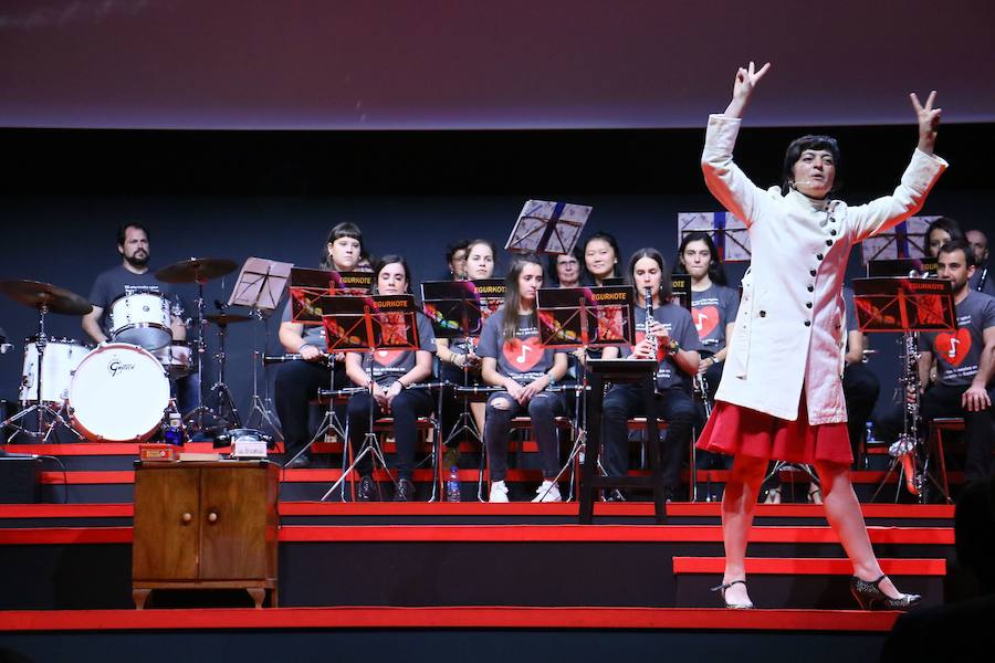 Imagen de uno de los conciertos de la Escuela de Música Luis Aramburu