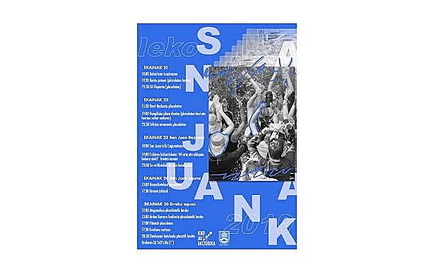 Programa de fiestas de Ea 2019: San Juan Jaiak