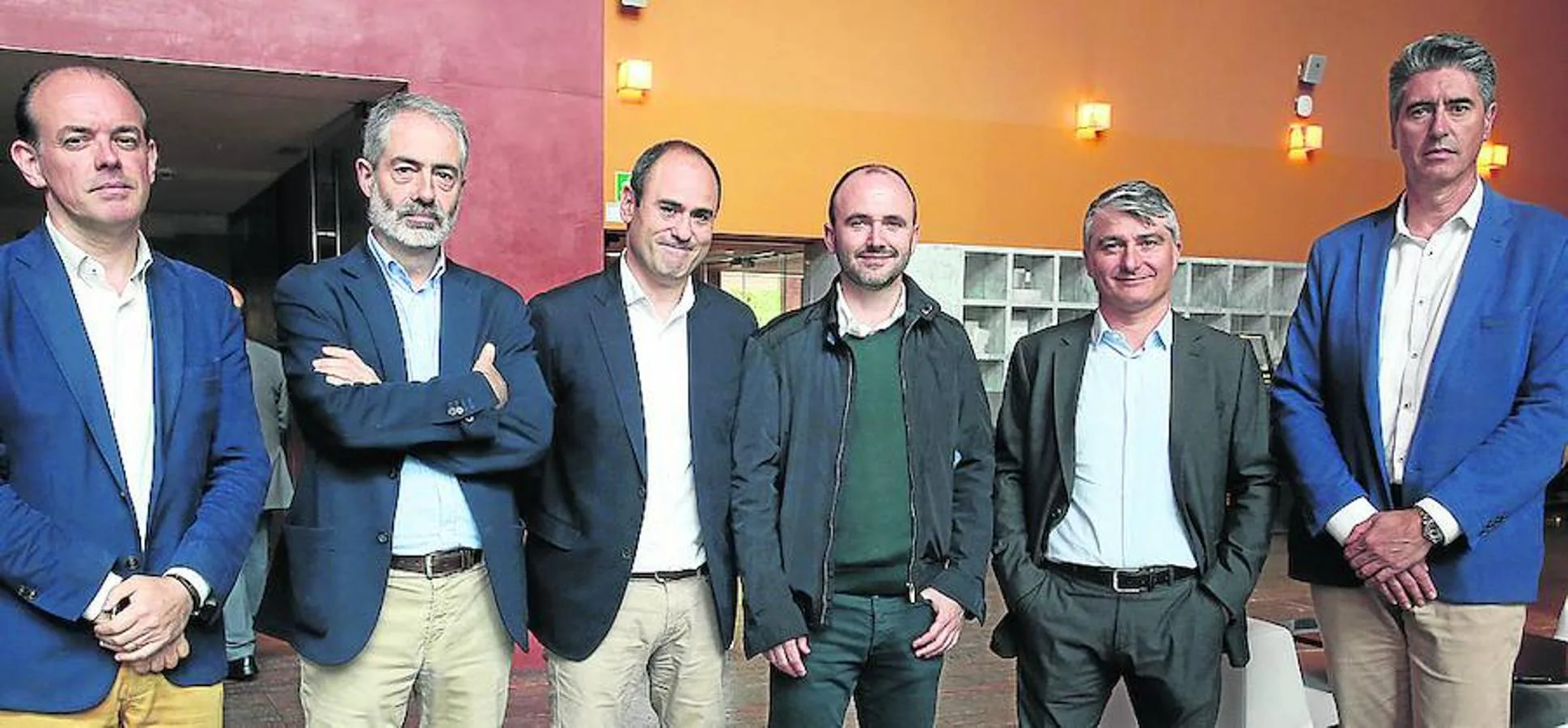Álvaro Ubierna, Mikel Aguirre, Íñigo Pérez, Igor Jainaga, Juan Carlos Egea y Alberto Ruiz. 