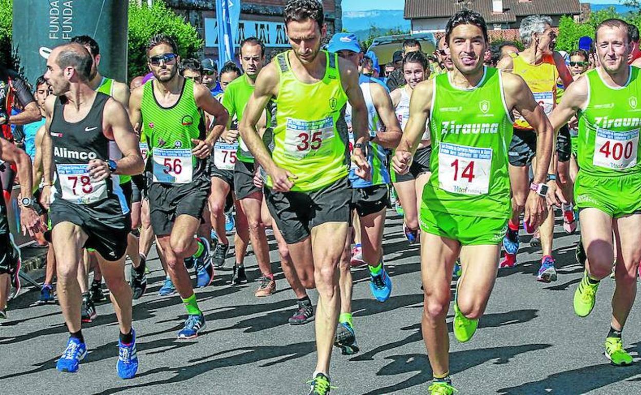 Un momento de la salida del Memorial Roberto Ruiz el año pasado.