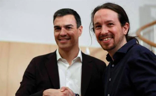 Pedro Sánchez y Pablo Iglesias, en una imagen de archivo. 