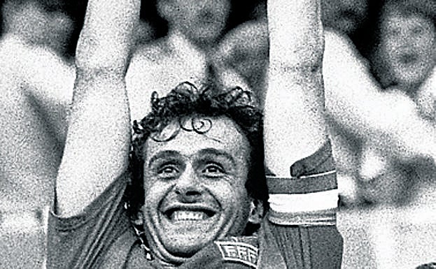 Con la Eurocopa de 1984.