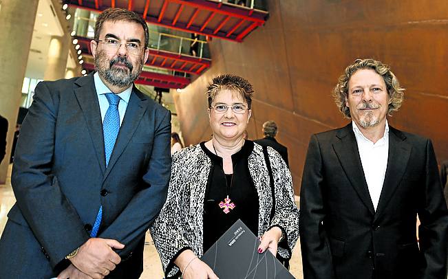Roberto San Salvador del Valle, Sonia Gázquez y Jesús Mari Lazkano. 
