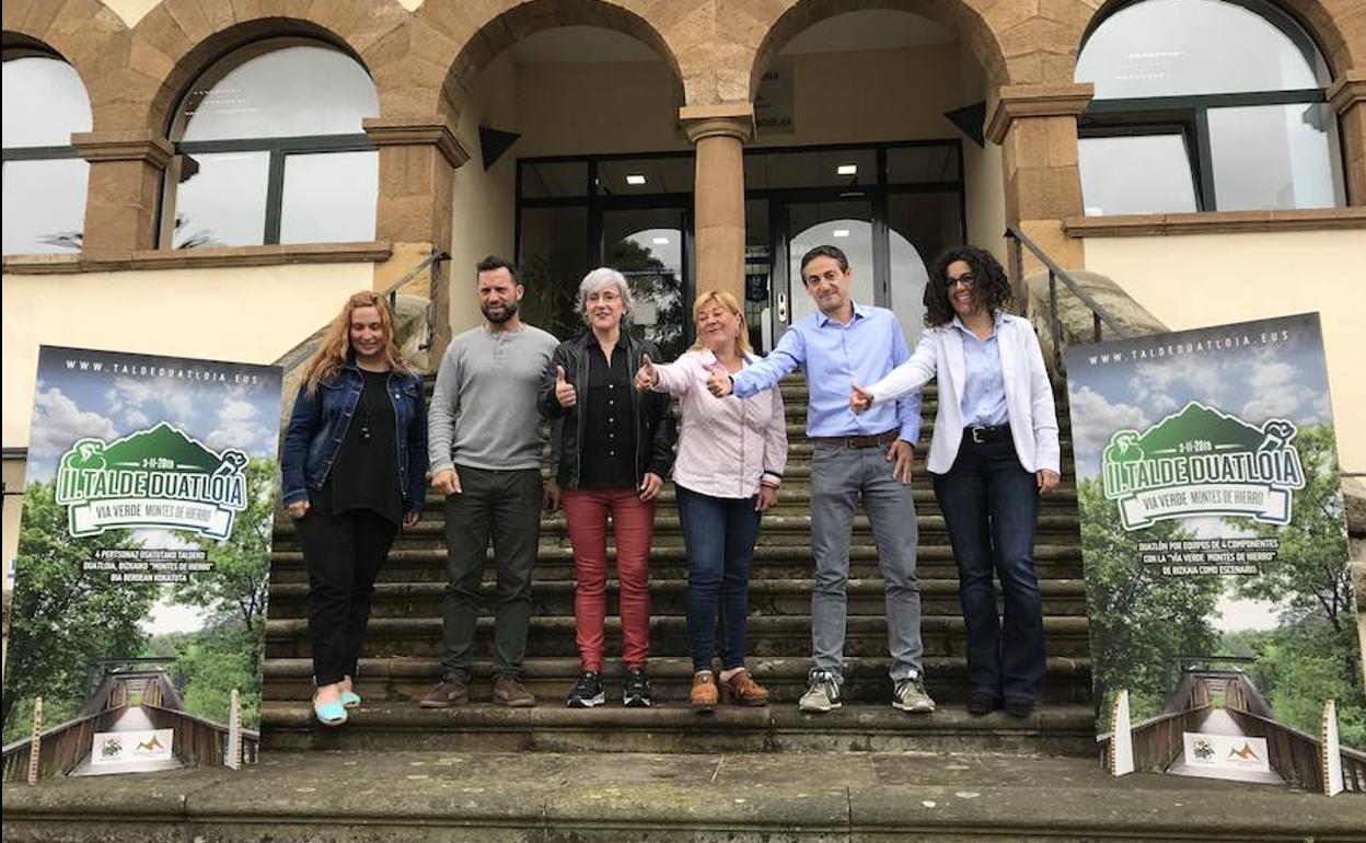 La presentación tuvo lugar en Muskiz.