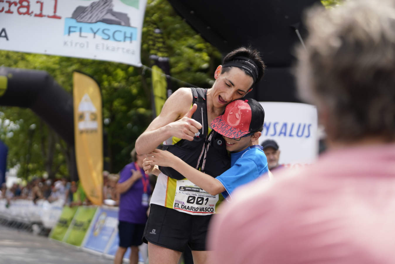 Gran ambiente el que se ha vivido en las carreras del Flysch Trail, donde el calor ha sido protagonista y ha hecho mella en los corredores.