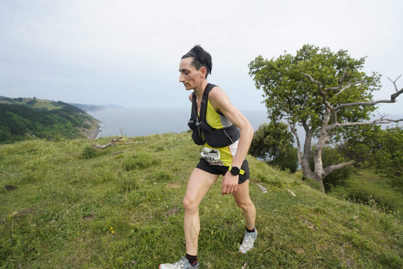 Gran ambiente el que se ha vivido en las carreras del Flysch Trail, donde el calor ha sido protagonista y ha hecho mella en los corredores.