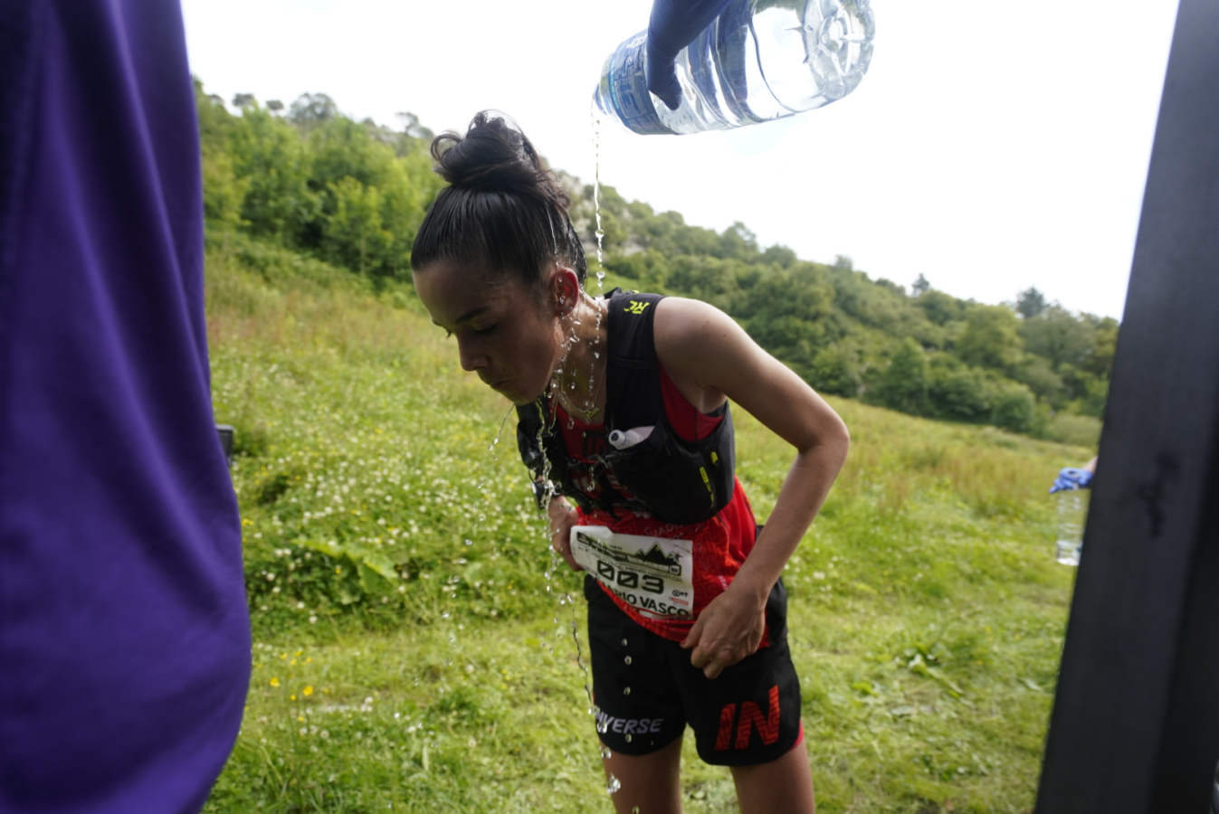 Gran ambiente el que se ha vivido en las carreras del Flysch Trail, donde el calor ha sido protagonista y ha hecho mella en los corredores.