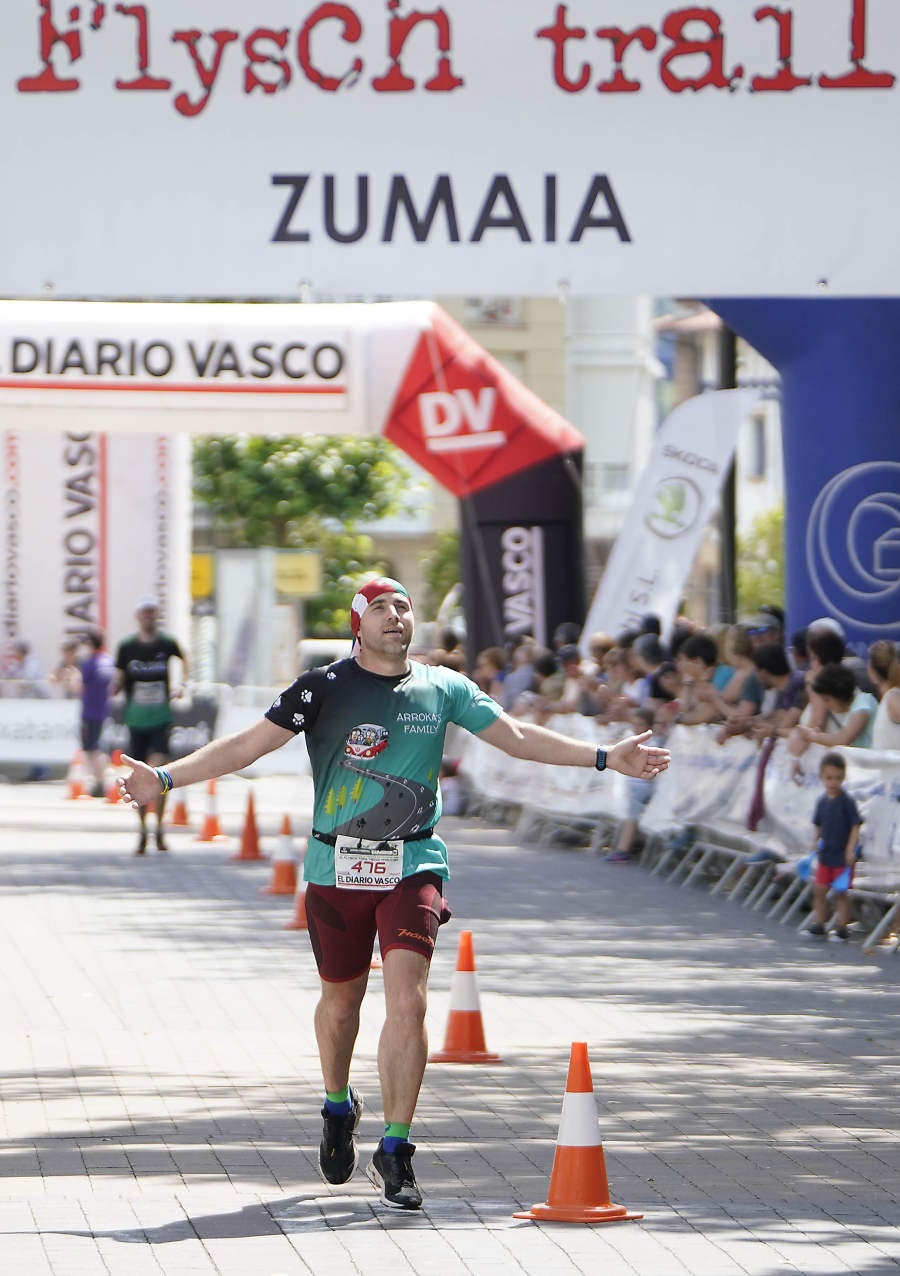 Gran ambiente el que se ha vivido en las carreras del Flysch Trail, donde el calor ha sido protagonista y ha hecho mella en los corredores.