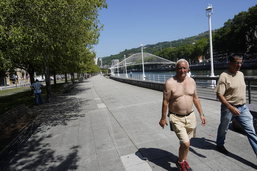 Fotos: Ola de calor en Bizkaia