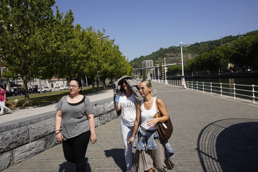 Fotos: Ola de calor en Bizkaia