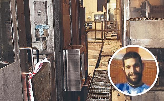 Imagen del lugar del accidente y del vitoriano fallecido.