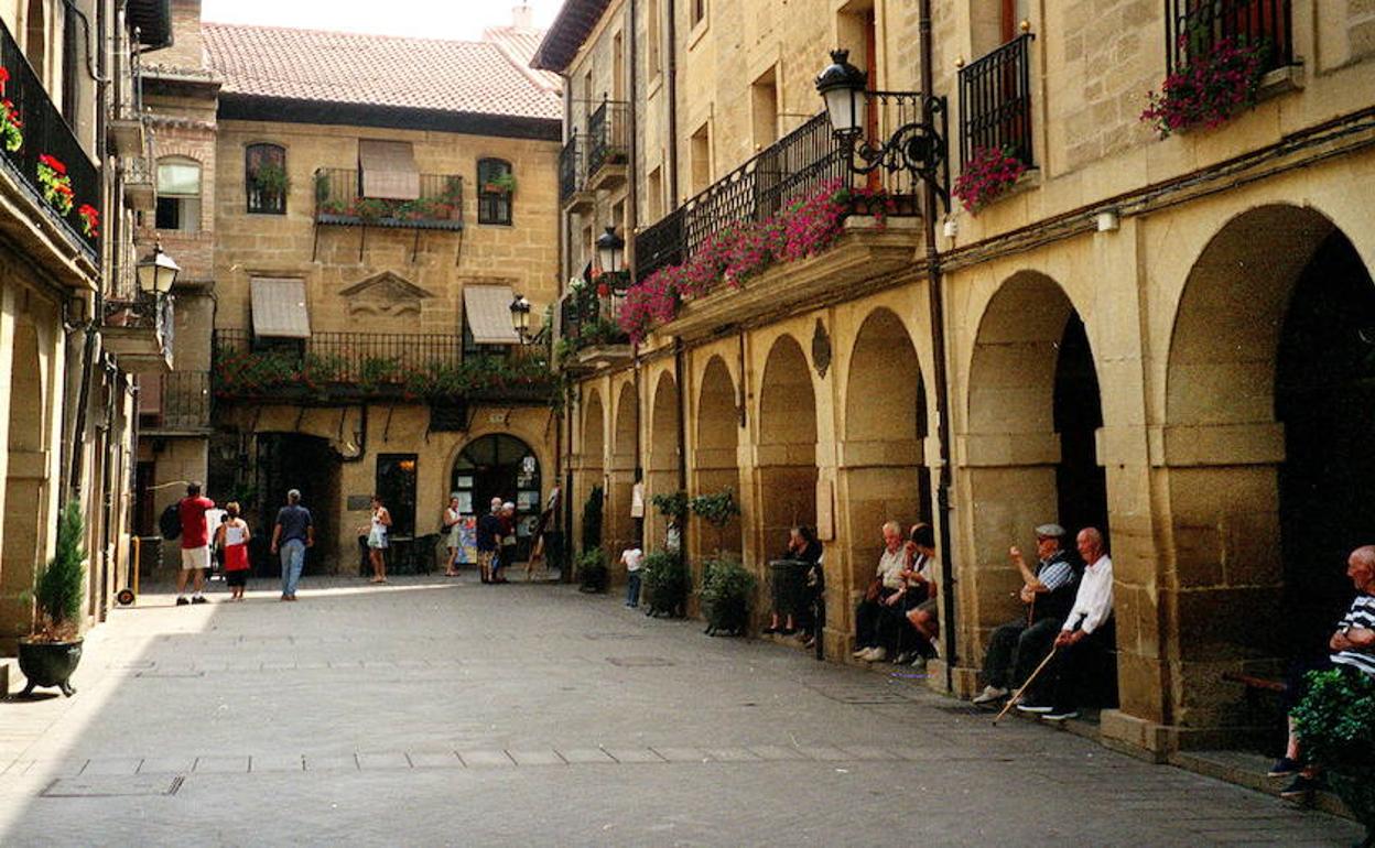Vista del casco histórico de Laguardia.