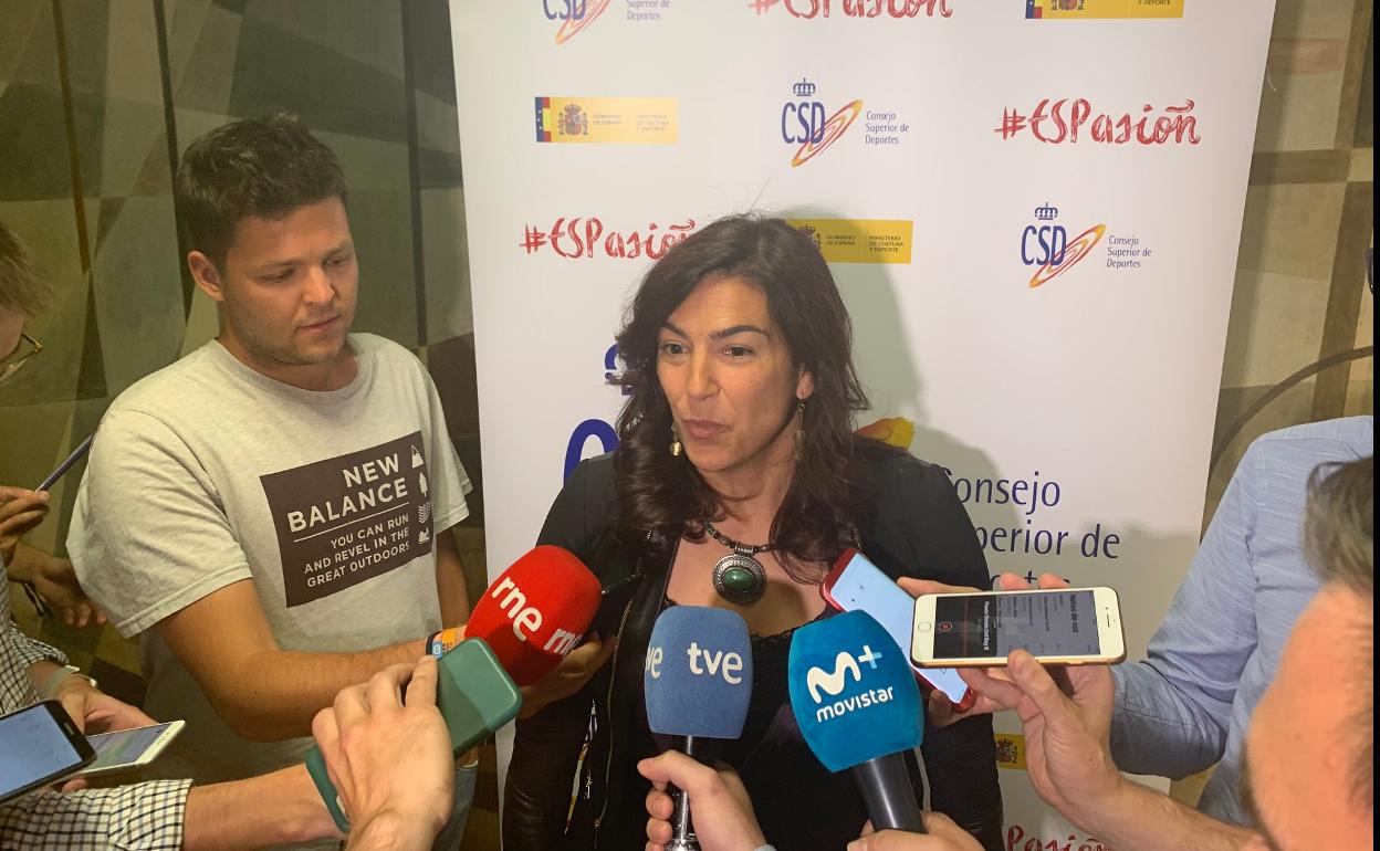 La presidenta del Consejo Superior de Deportes, María José Rienda.