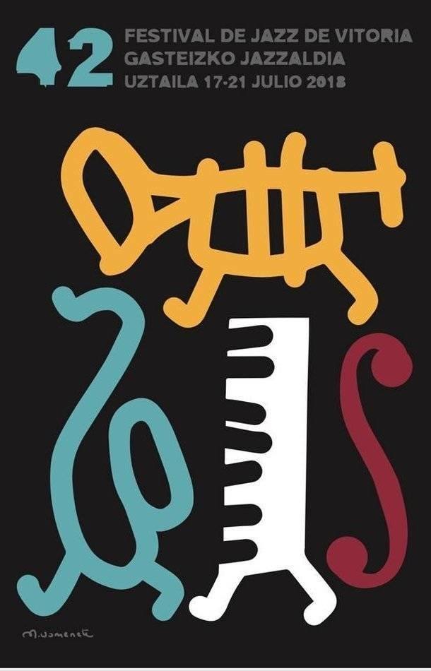 Cartel del 2018 del Festival de Jazz de Vitoria