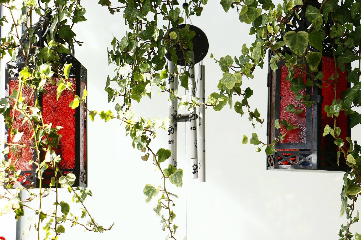 Lámparas árabes de la terraza de Roberto Gutiérrez