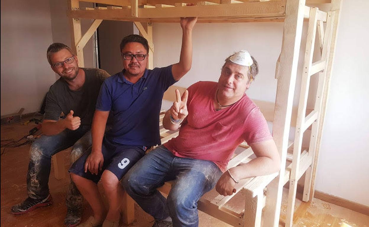 Álvaro Saiz (derecha) es el impulsor de la iniciativa. 