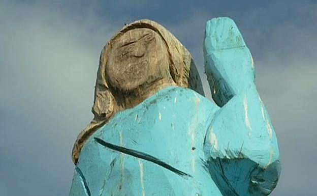 La escultura de Melania Trump en Eslovenia, ¿un nuevo 'Ecce Homo'?