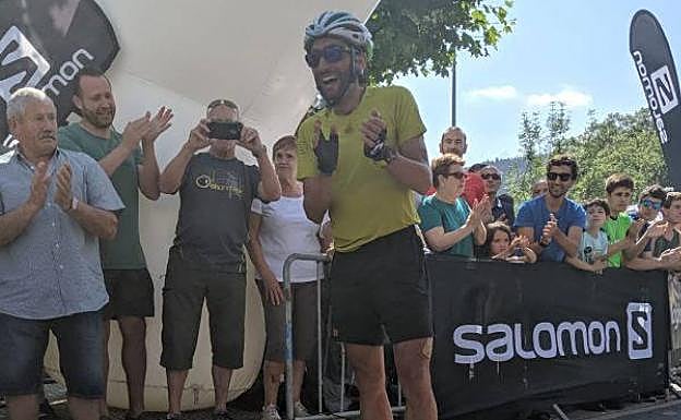 Egea, tras el sector de bicicleta.