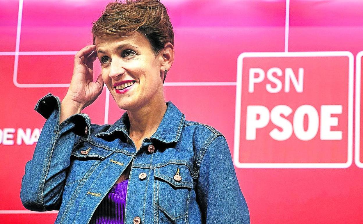 María Chivite, secretaria general ndel PSN y virtual candidata a la presidencia de Navarra.