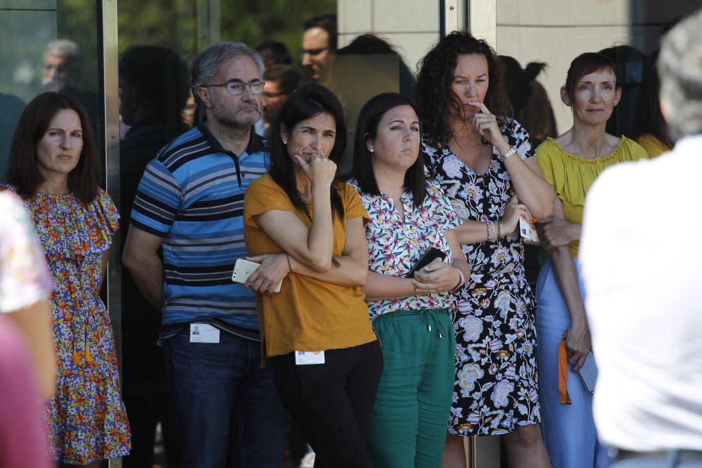 Fotos: La concentración de los trabajadores de Euskaltel, en imágenes