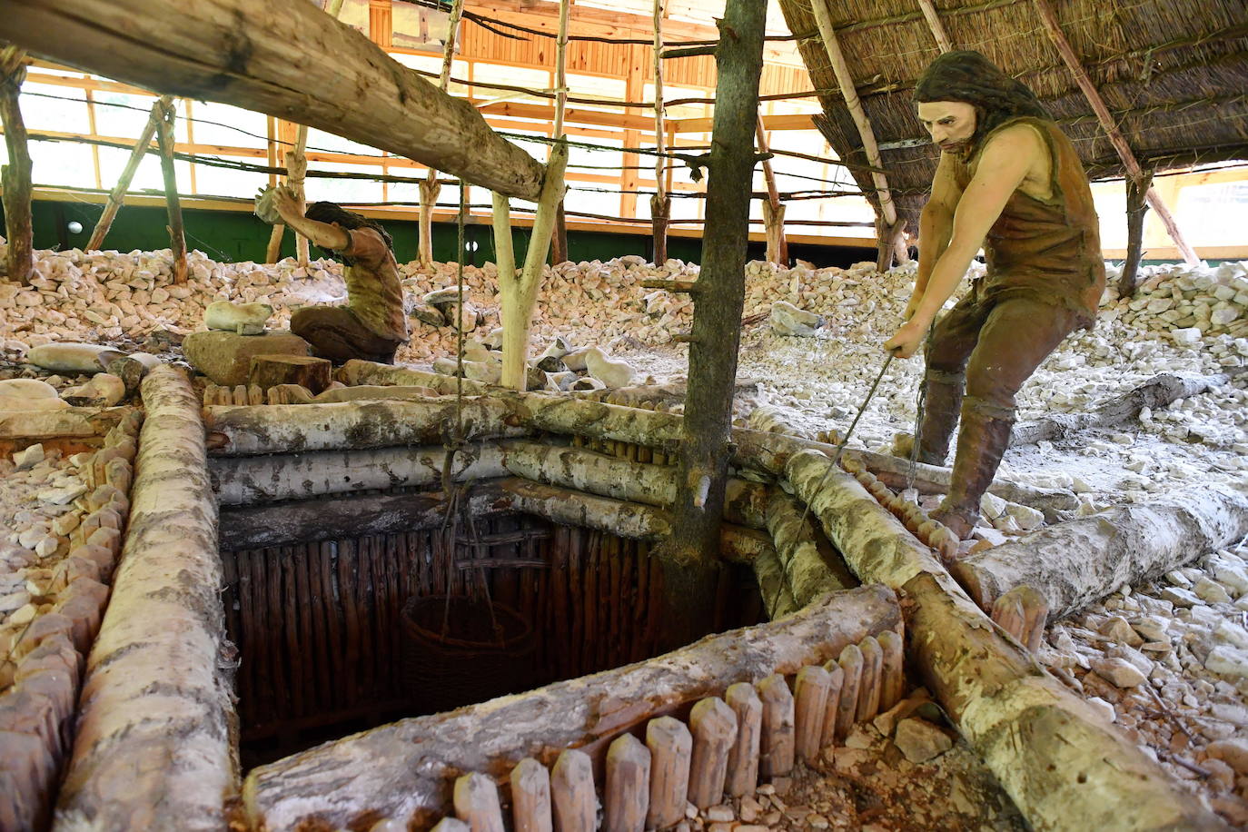 Región minera prehistórica de Krzemionki. Situada en la región montañosa de Swietokrzyskie (Polonia), comprende cuatro minas que datan del Periodo Neolítico y la Edad del Bronce, dedicadas a la extracción y transformación del sílex rayado para fabricar herramientas, sobre todo hachas.