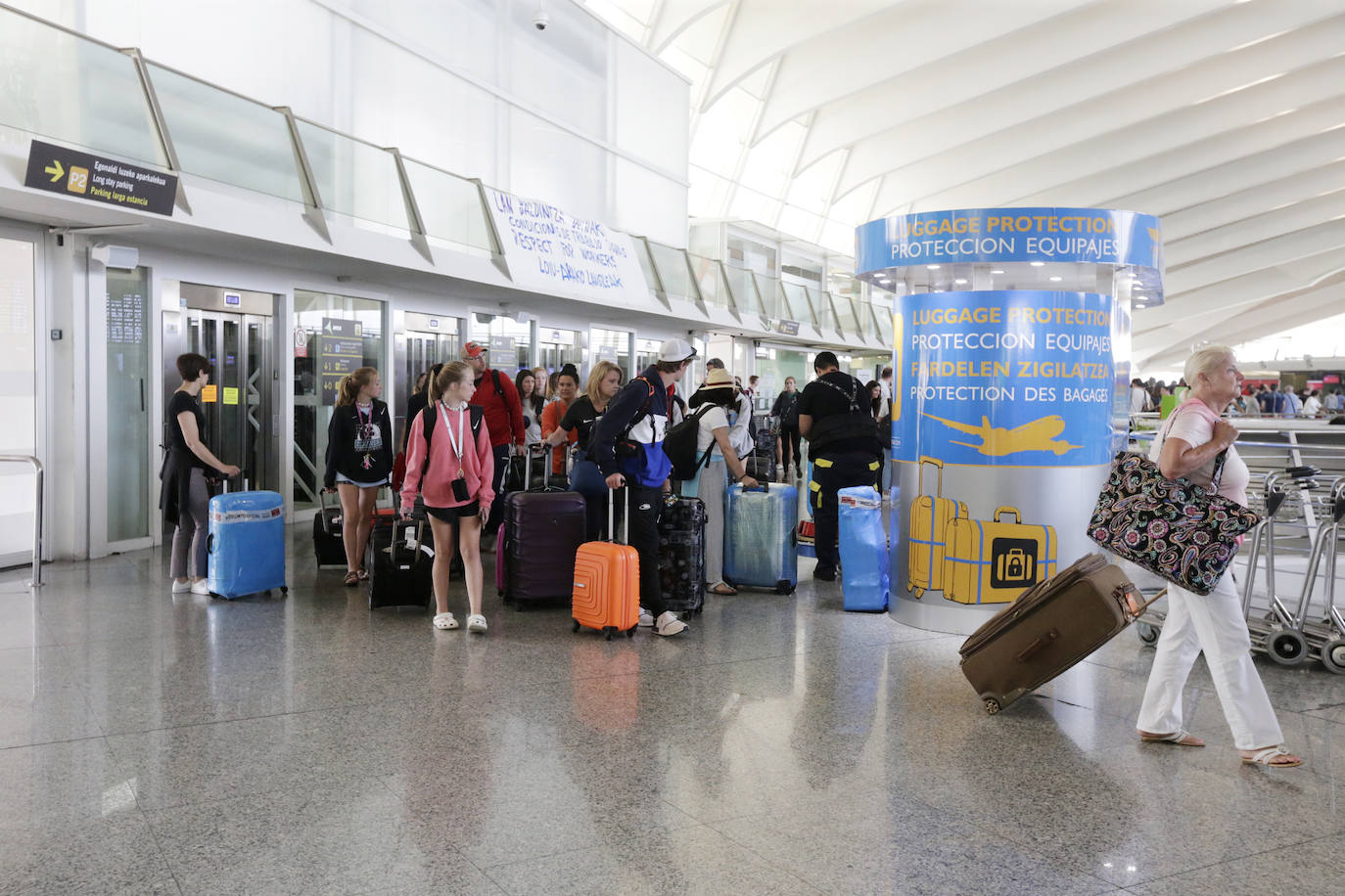 Fotos: Las imágenes del aeropuerto en la jornada de huelga