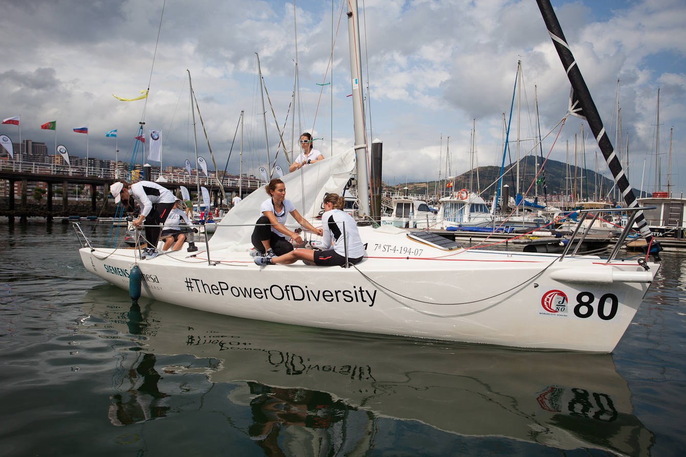 Fotos: El Mundial de la clase J80 de Getxo atraviesa su ecuador