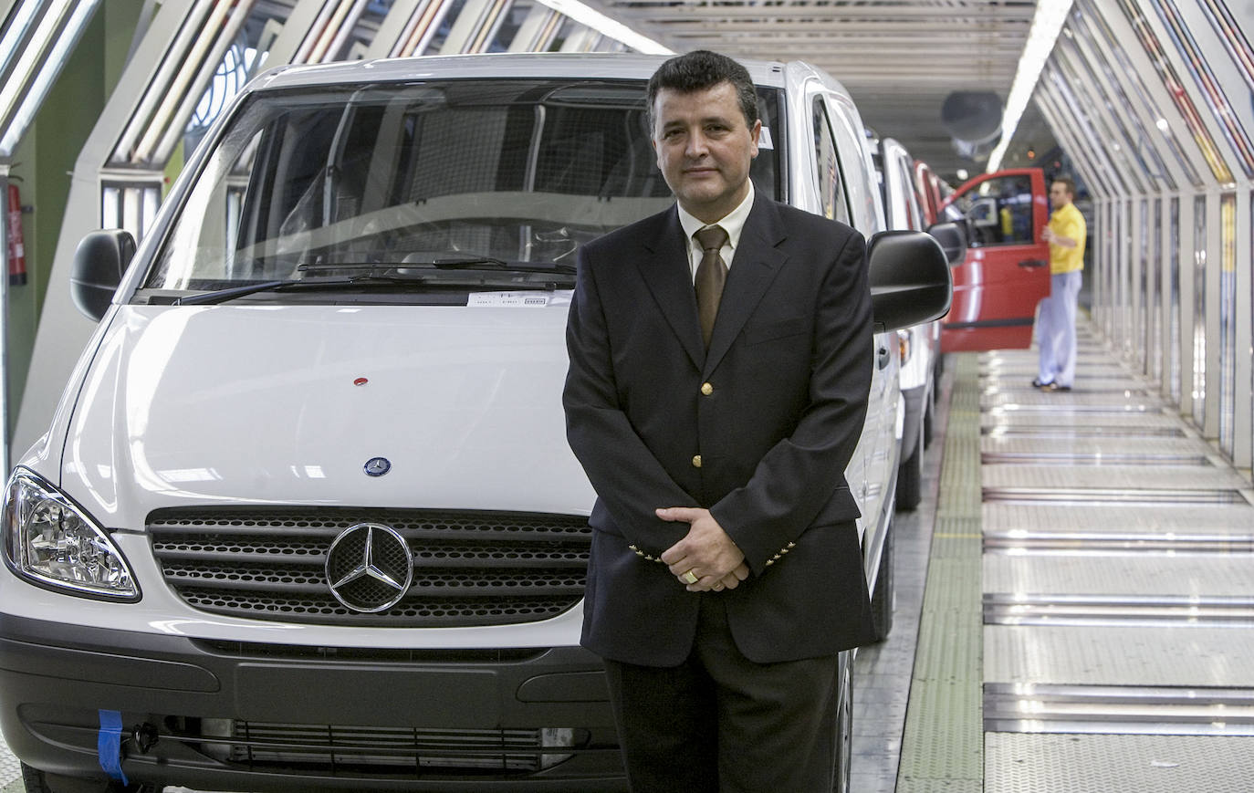 Titos, en enero de 2018, poco después de acceder el cargo de máximo responsable de la dirección de los Centros Industriales de Vitoria y Barcelona de Mercedes-Benz