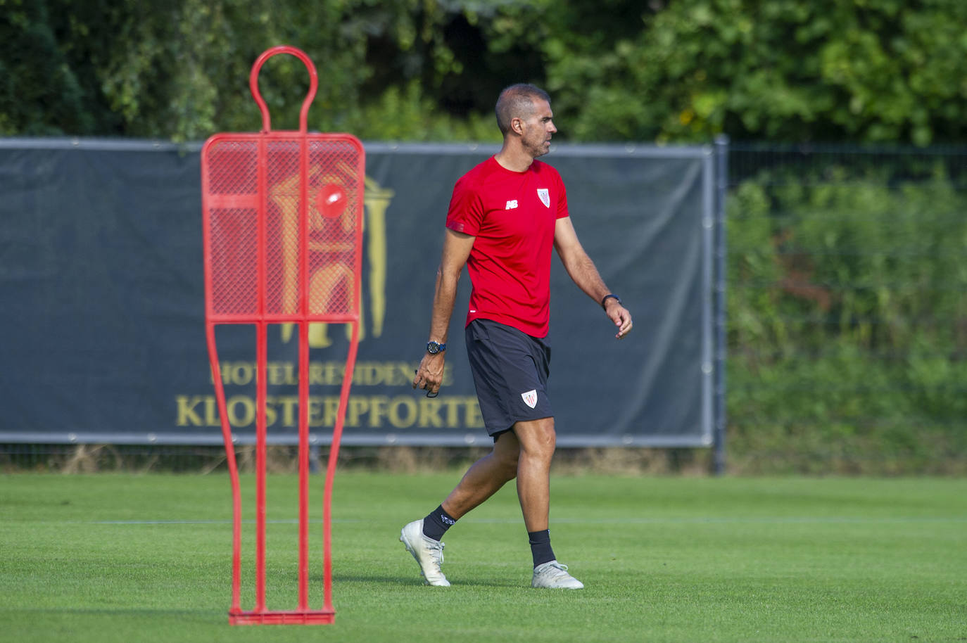 El Athletic entrena en Marienfeld.