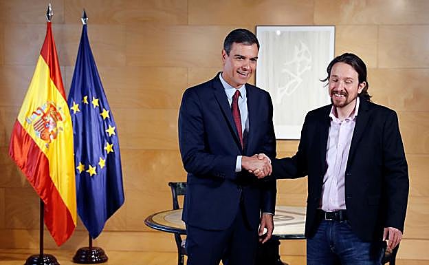 Pedro Sánchez retoma con Pablo Iglesias una nueva ronda de consultas para la investidura