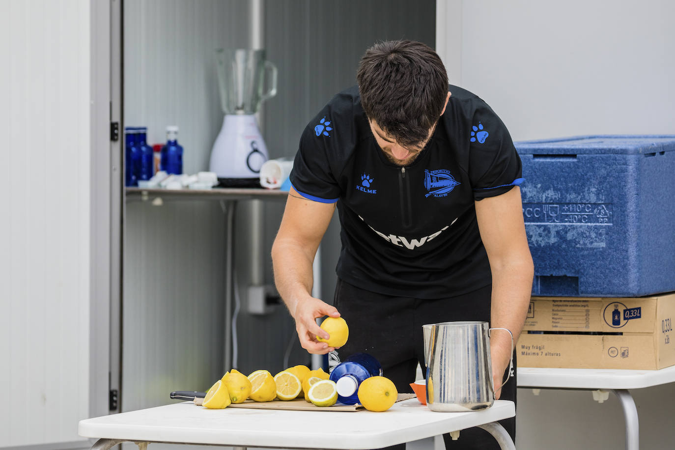 Fotos: El Alavés trabaja en Los Ángeles de San Rafael