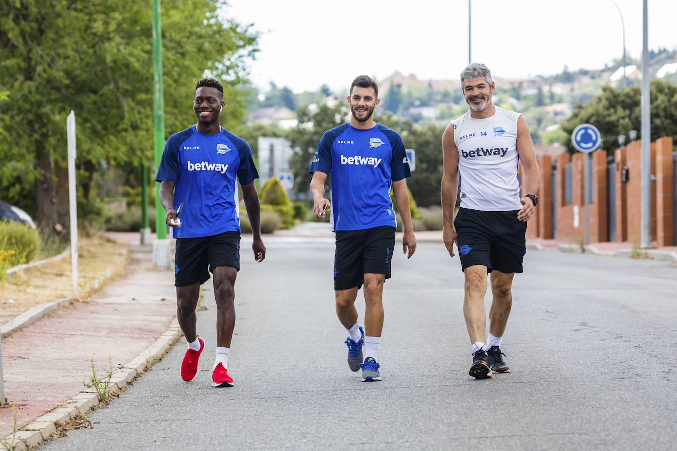 Fotos: El Alavés trabaja en Los Ángeles de San Rafael