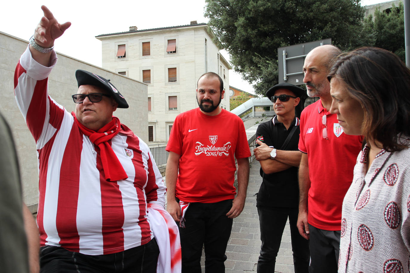 Fotos: Simpatizantes del Athletic en Perugia