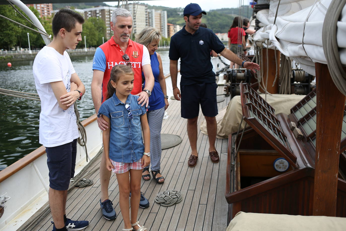 Fotos: La visita del velero &#039;Saltillo&#039; en el Museo Marítimo