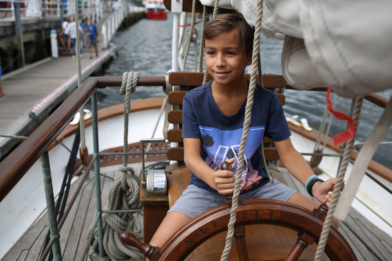 Fotos: La visita del velero &#039;Saltillo&#039; en el Museo Marítimo