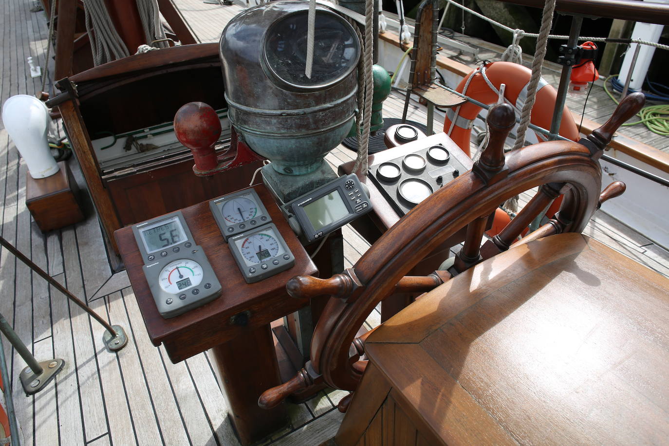 Fotos: La visita del velero &#039;Saltillo&#039; en el Museo Marítimo