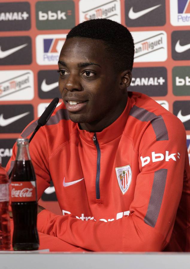 Williams en su primera rueda de prensa en marzo de 2015.