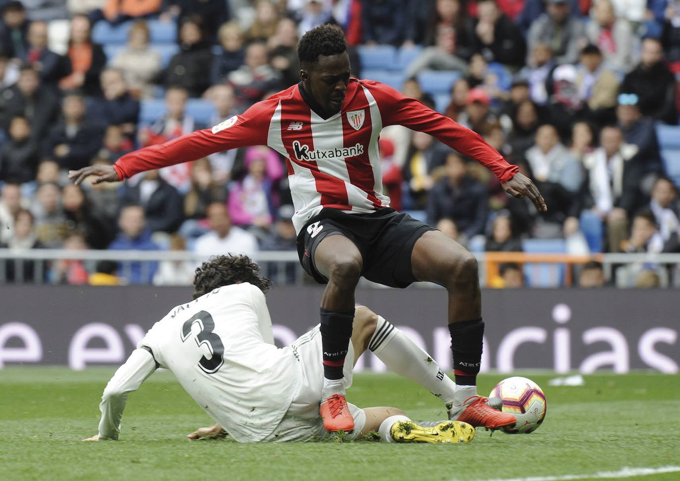 En un partido contra el Real Madrid, en abril de 2019.