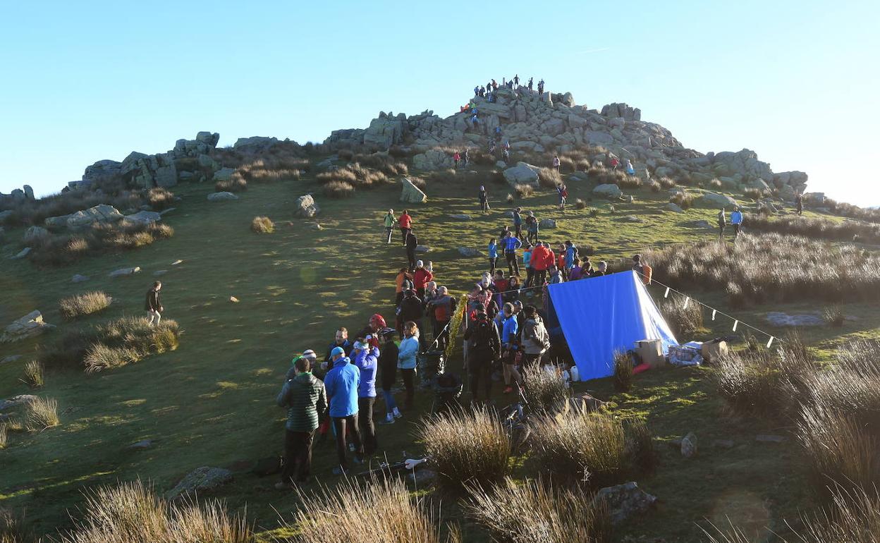 Una imagen del Monte Adarra.