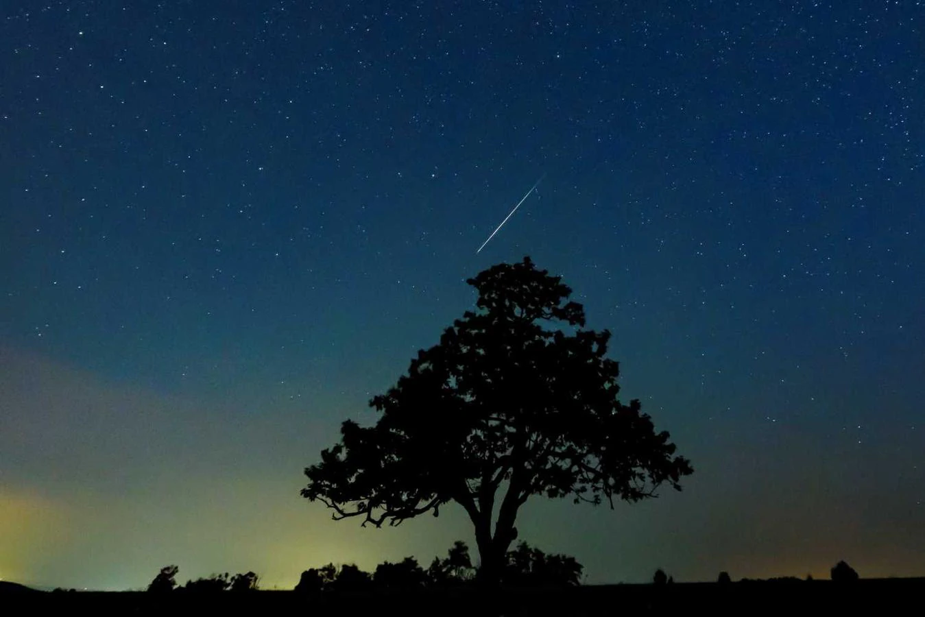 Lluvia de estrellas de las Perseidas en Nógrád (Hungría)