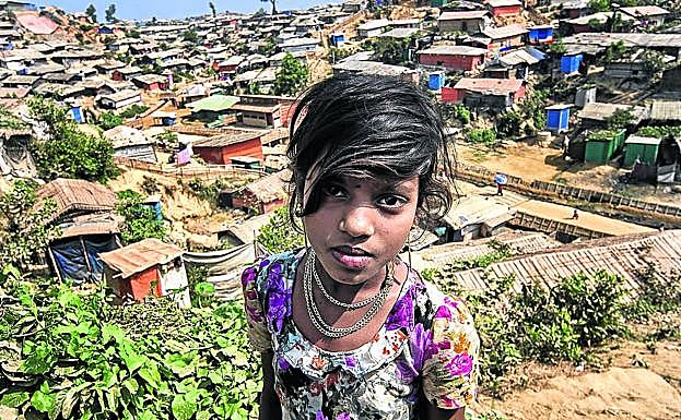 El campo número 20 es un mar de chabolas; hace dos años, el lugar era un tupido bosque.