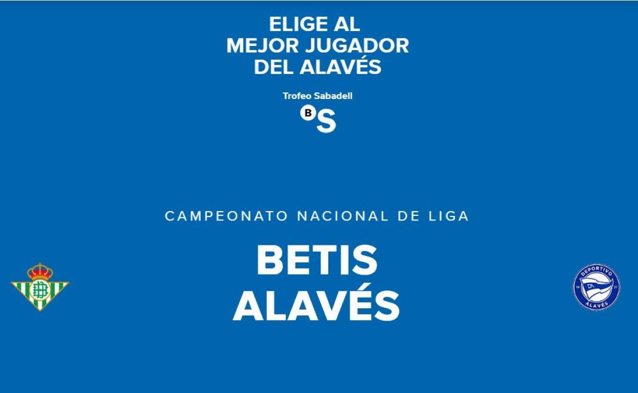 Concurso: elige al mejor jugador del Alavés