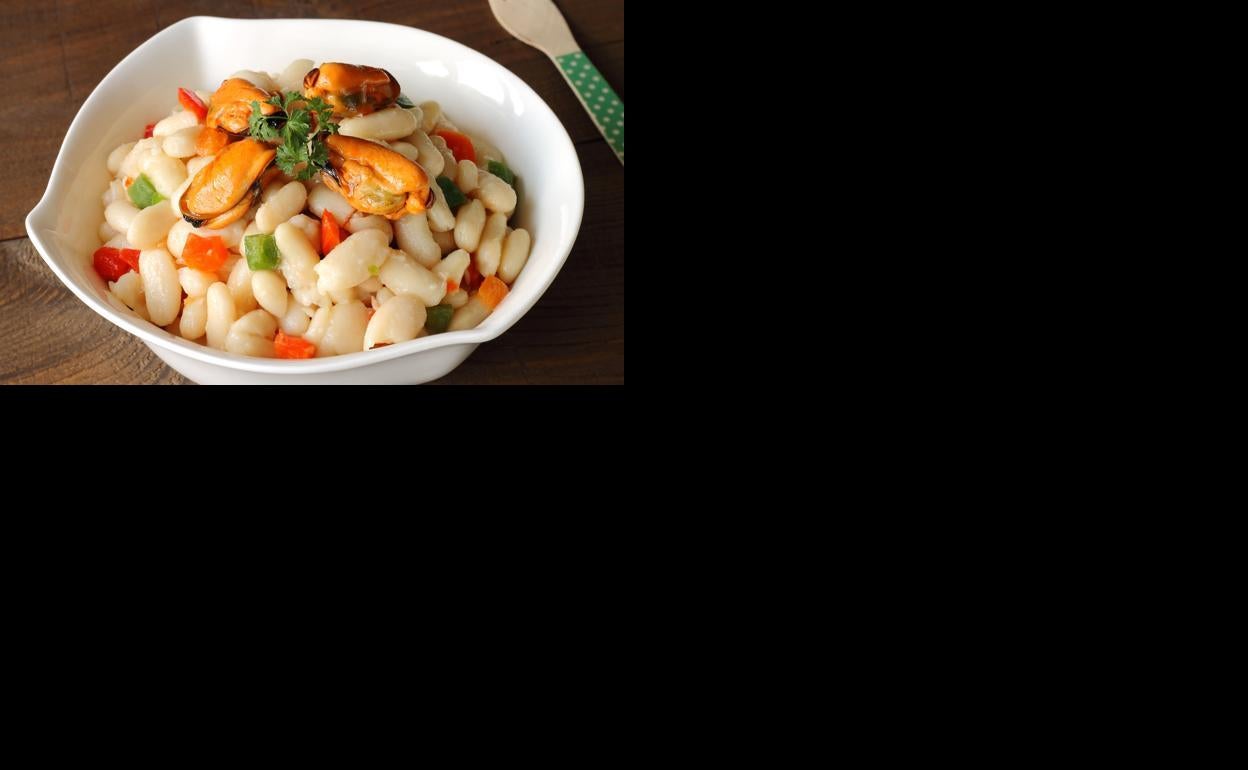 Ensalada de alubias. 