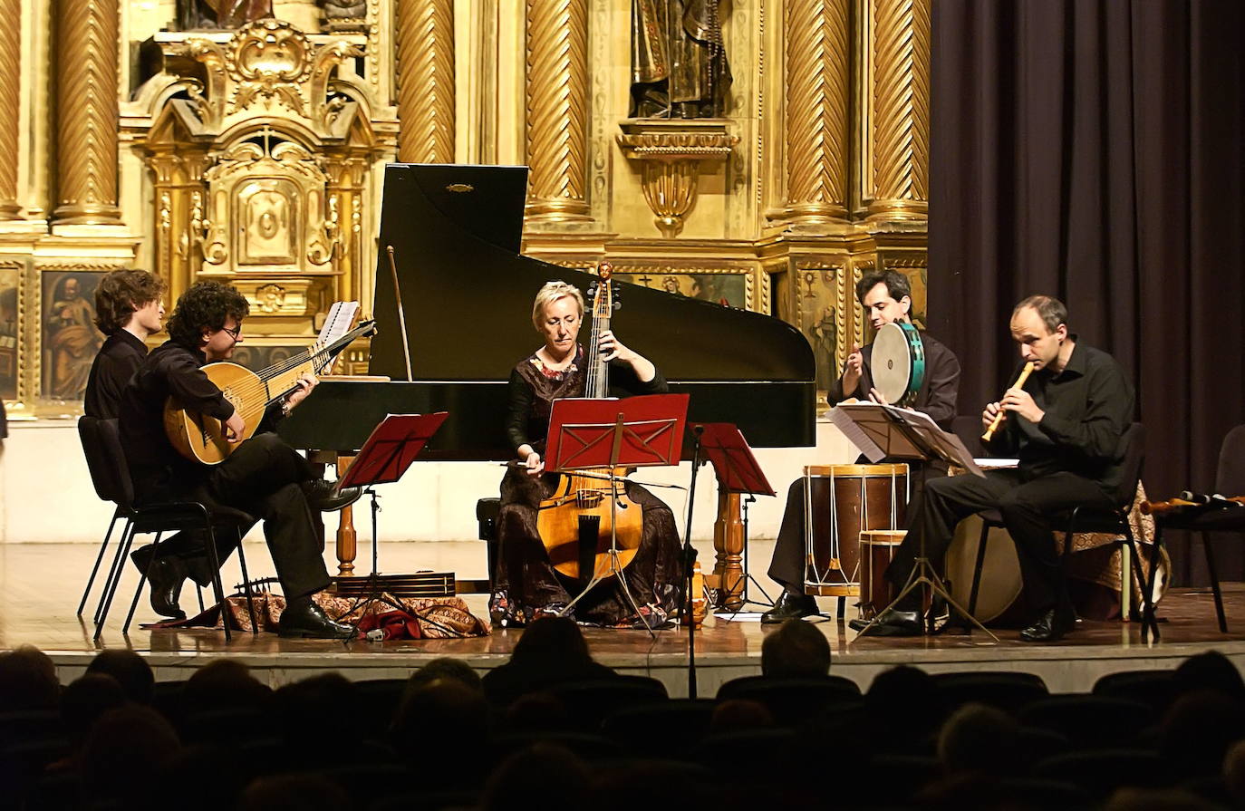 Ensemble Diatessaron en uno de sus conciertos. 