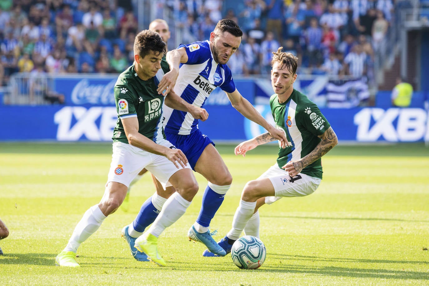 Las mejores fotos del encuentro de la segunda jornada de LaLiga disputado en el estadio de Mendizorroza