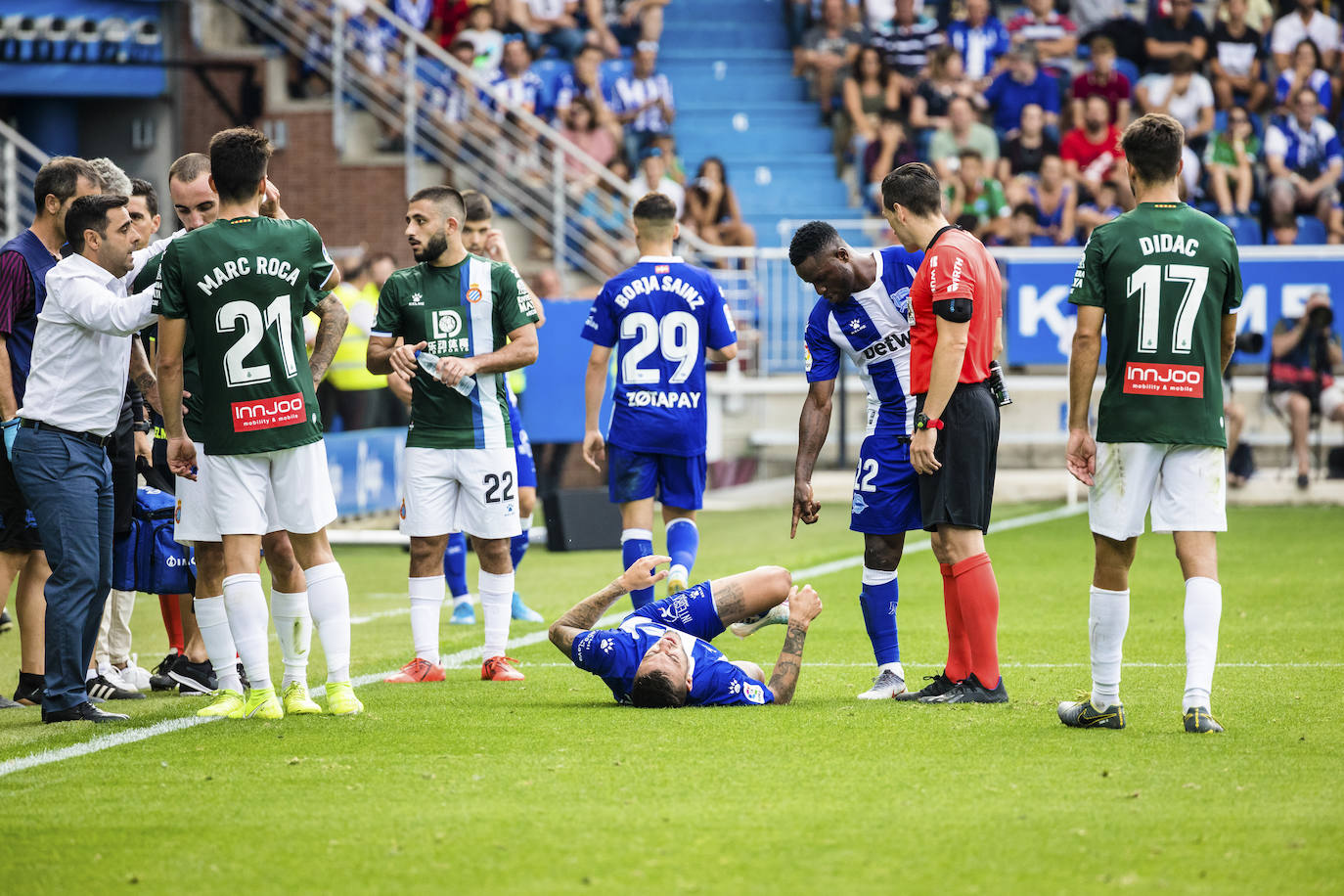 Las mejores fotos del encuentro de la segunda jornada de LaLiga disputado en el estadio de Mendizorroza